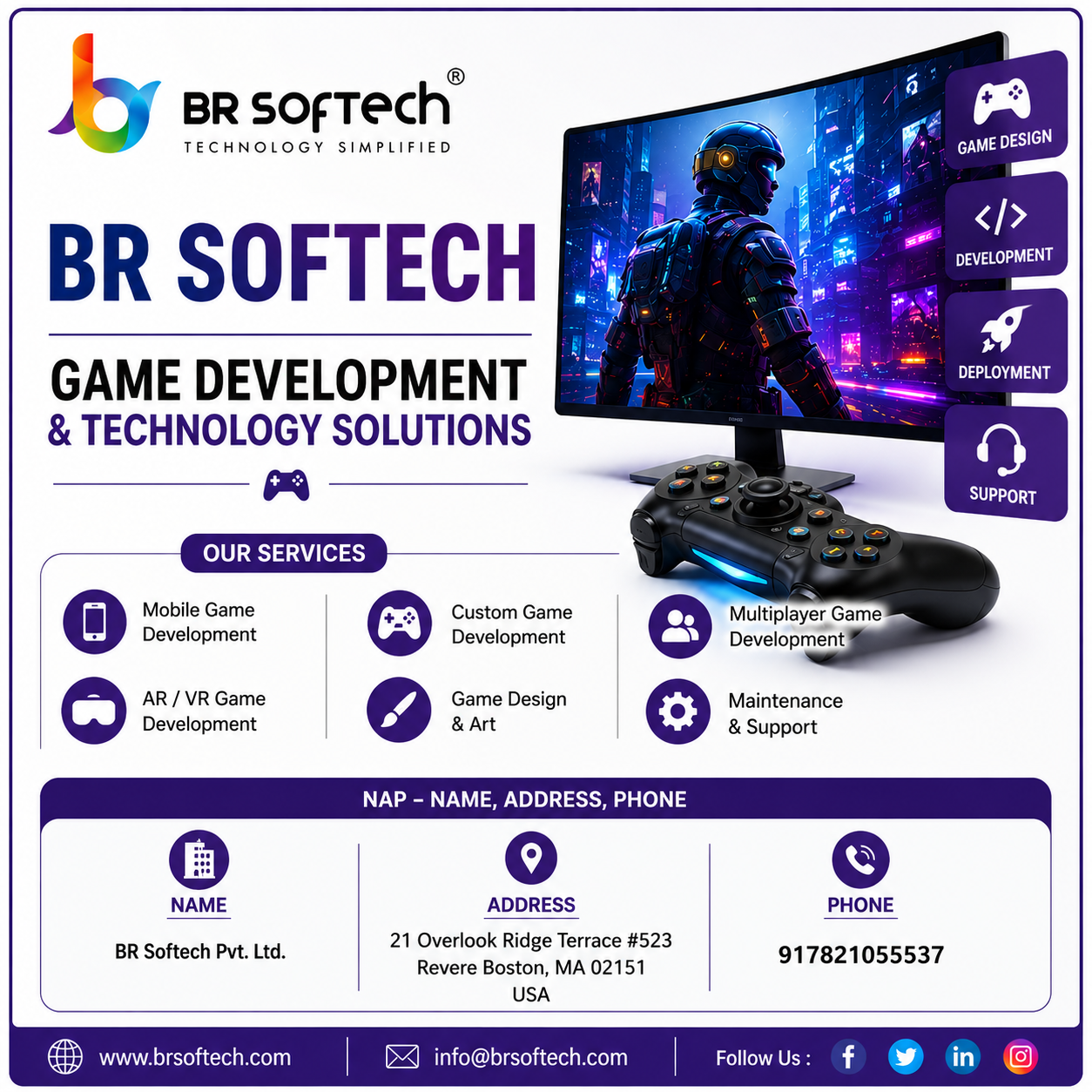 BR Softech – Professional Game Development & Technology Solutions