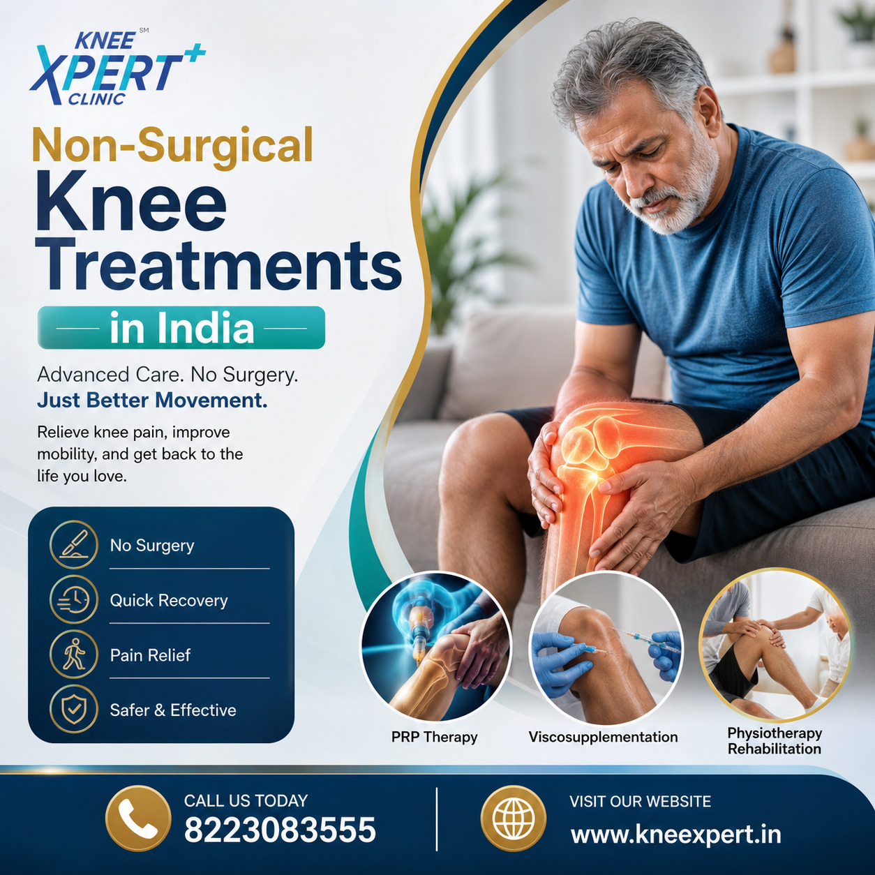  Non-Surgical Knee Treatments in India - Knee Xpert