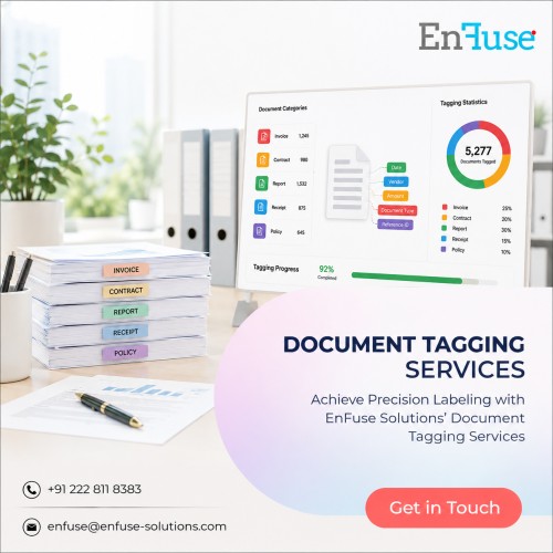 Achieve Precision Labeling with EnFuse Solutions’ Document Tagging Services