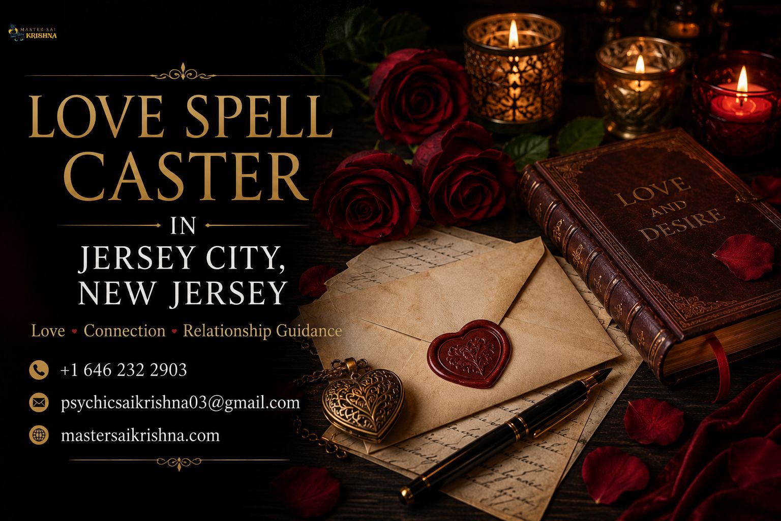  Love Spell Caster in Jersey City, New Jersey | Personalized Love Guidance