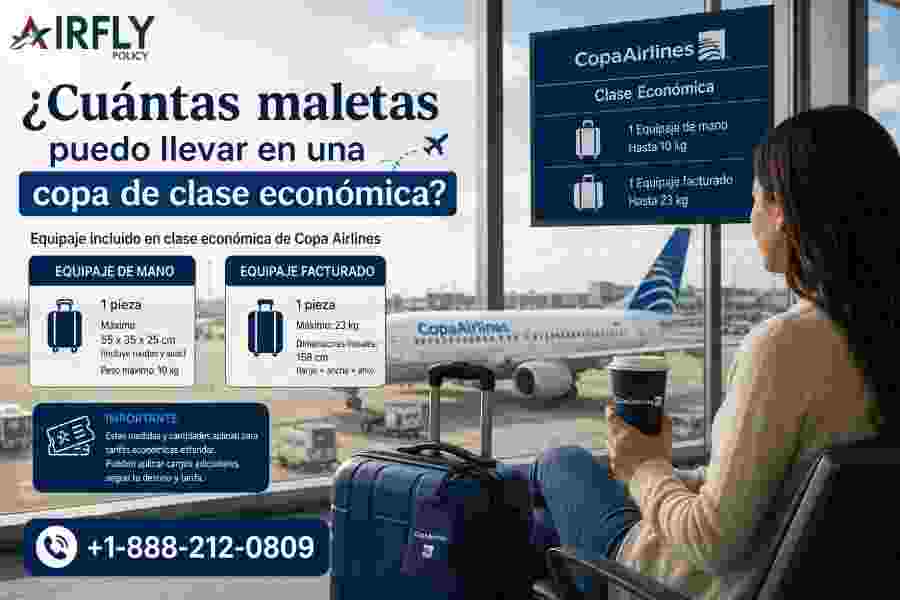  ¿Cuánto equipaje facturado permite Copa Airlines?