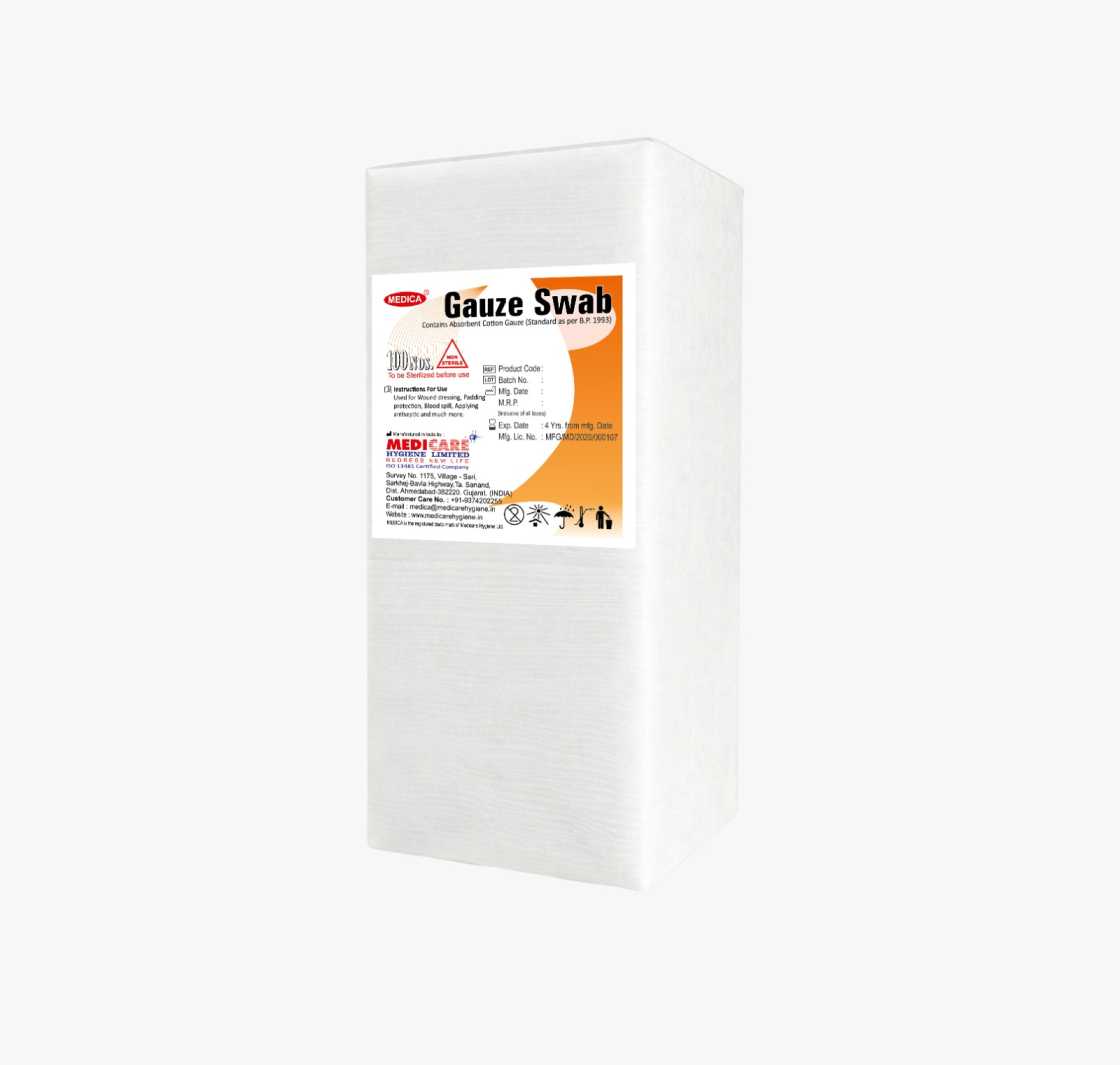  Export-Quality Unsterile Gauze Swabs | ISO & CE Certified Manufacturer India