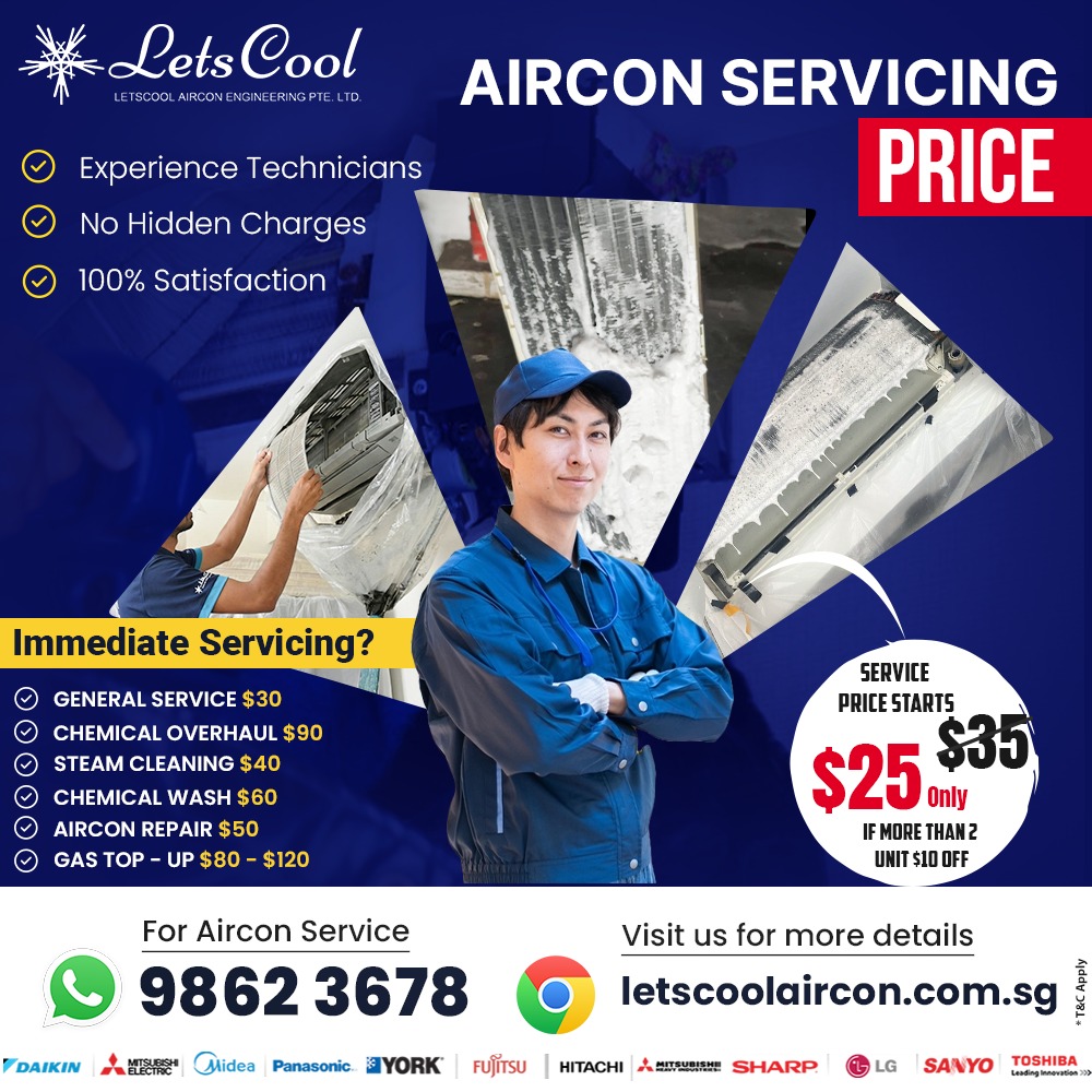  aircon servicing price singapore