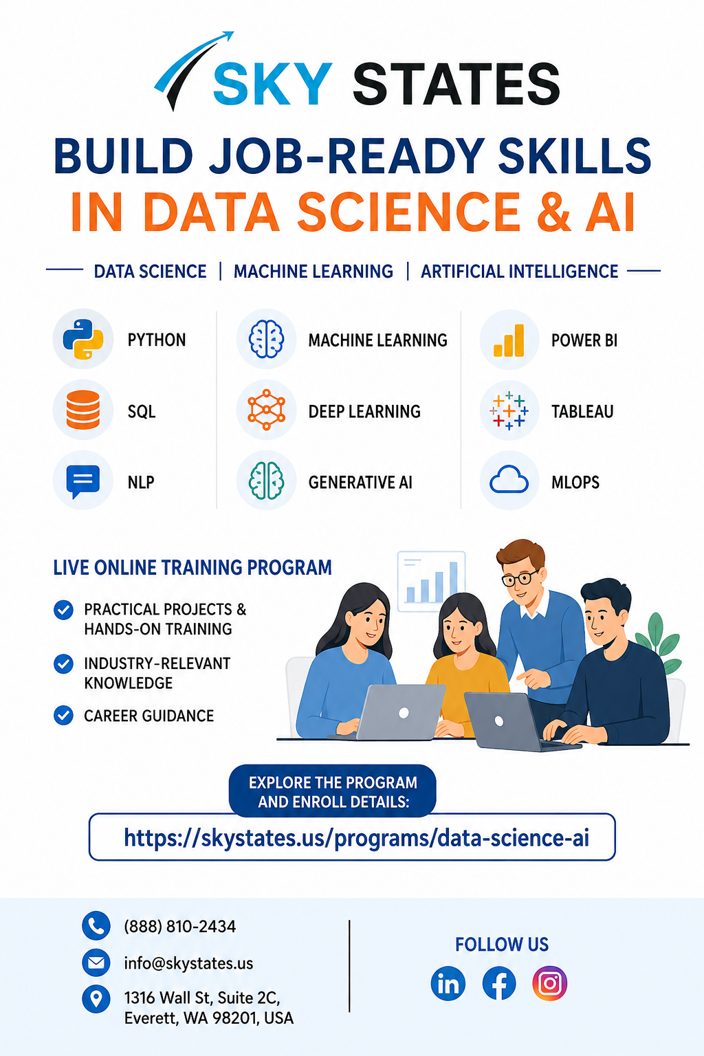  Data Science, Machine Learning & AI Training Program