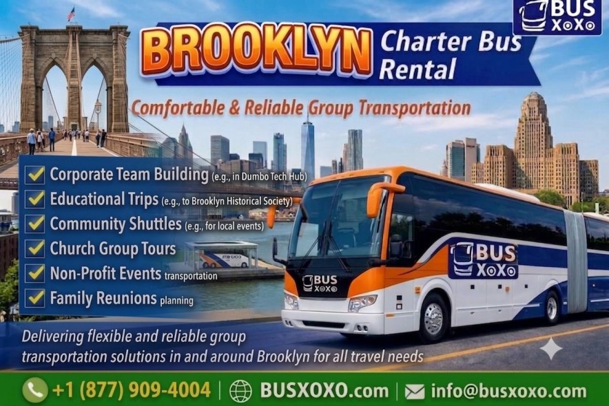  Reliable Brooklyn Charter Bus Rental for Comfortable Group Travel