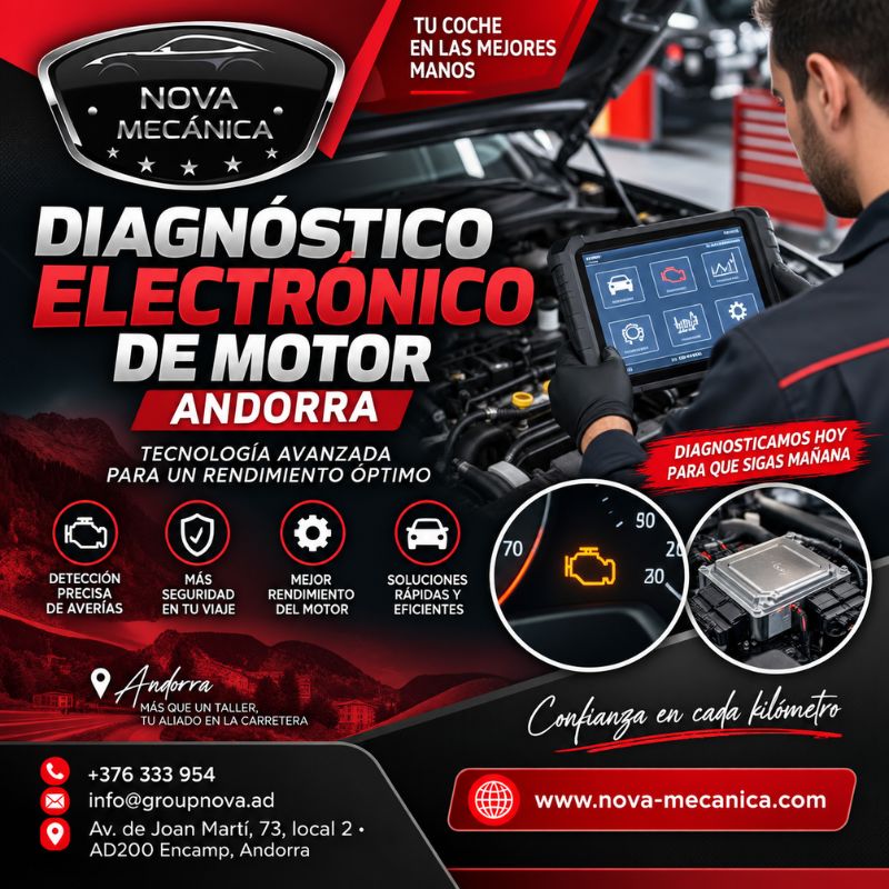  Diagnóstico Electrónico de Motor Andorra para tu Vehículo