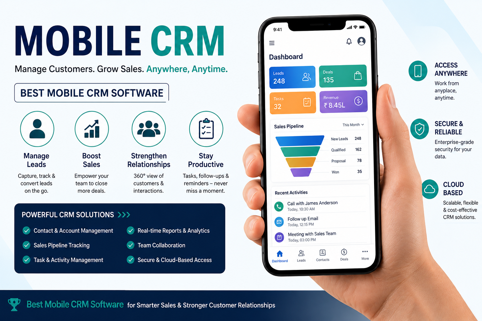  Mobile CRM | Best Mobile CRM Software & CRM Solutions
