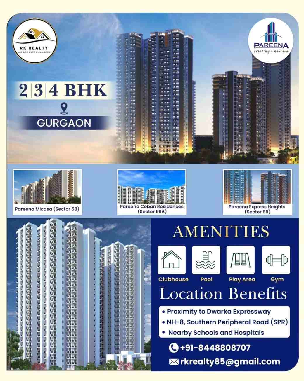  2 BHK Flats in New Gurgaon