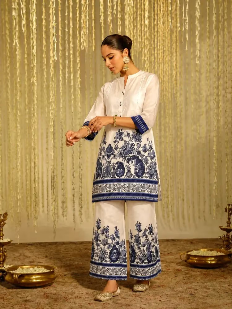  Fashionable Floral Suits to Look Ethnic With a Twist