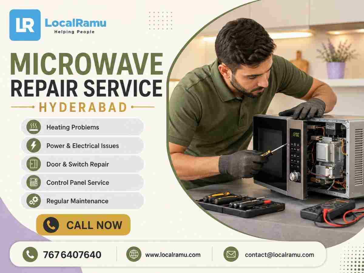  Expert Same Day Microwave Repair Service in Hyderabad by LocalRamu