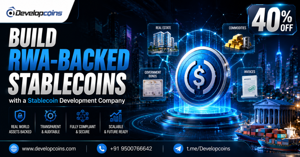  Build RWA Backed Stablecoins with a Stablecoin Development Company