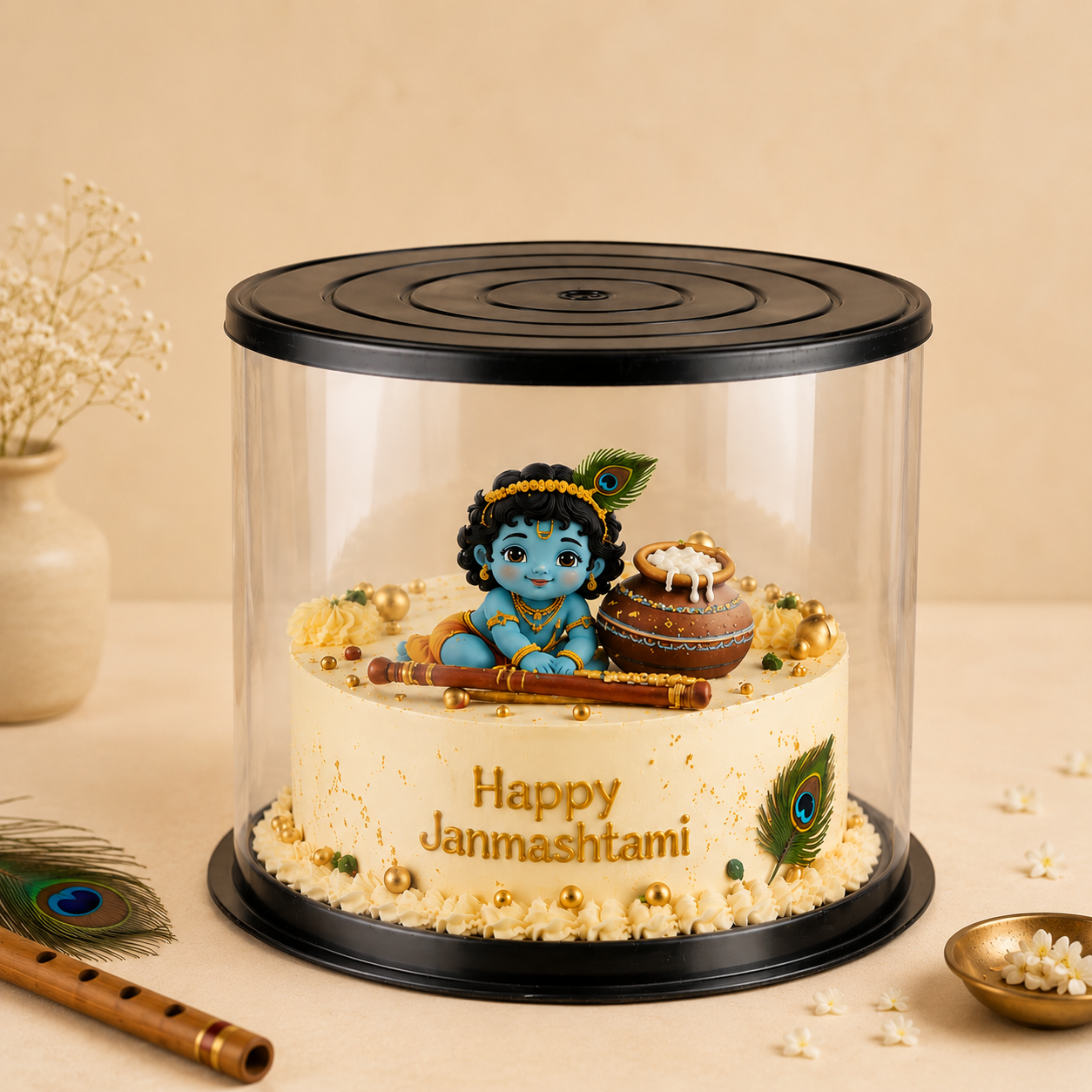  Clear Cake Boxes for Janmashtami Celebrations: Pack Festive Cakes and Sweets Beautifully with Exciti