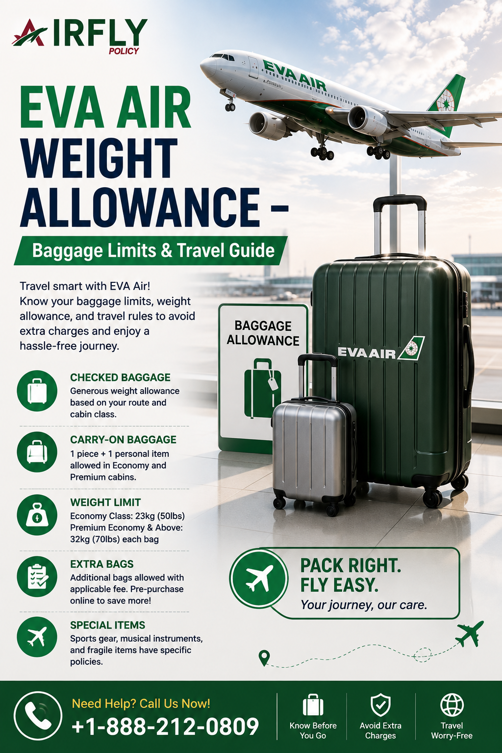  EVA Air Weight Allowance – Baggage Limits & Travel Guide