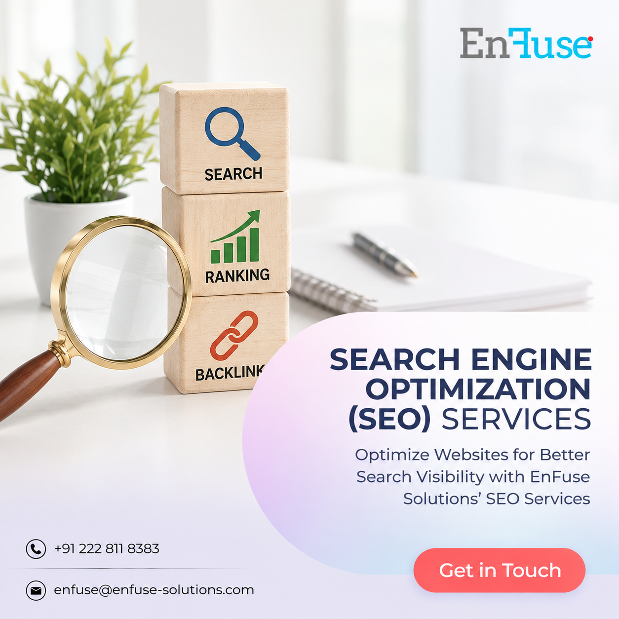  Optimize Websites for Better Search Visibility with EnFuse Solutions’ SEO Services