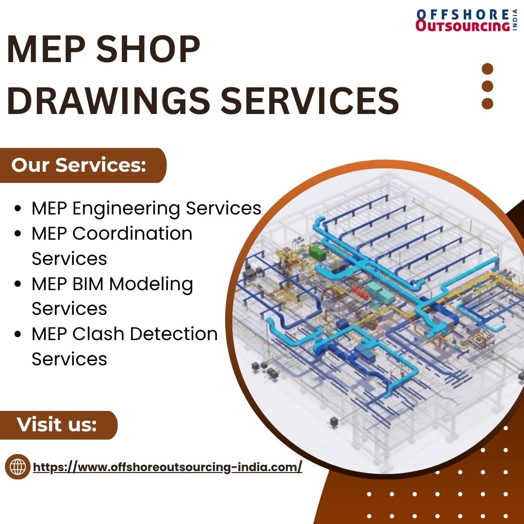  MEP Shop Drawings Services with Clash Detection and Coordination