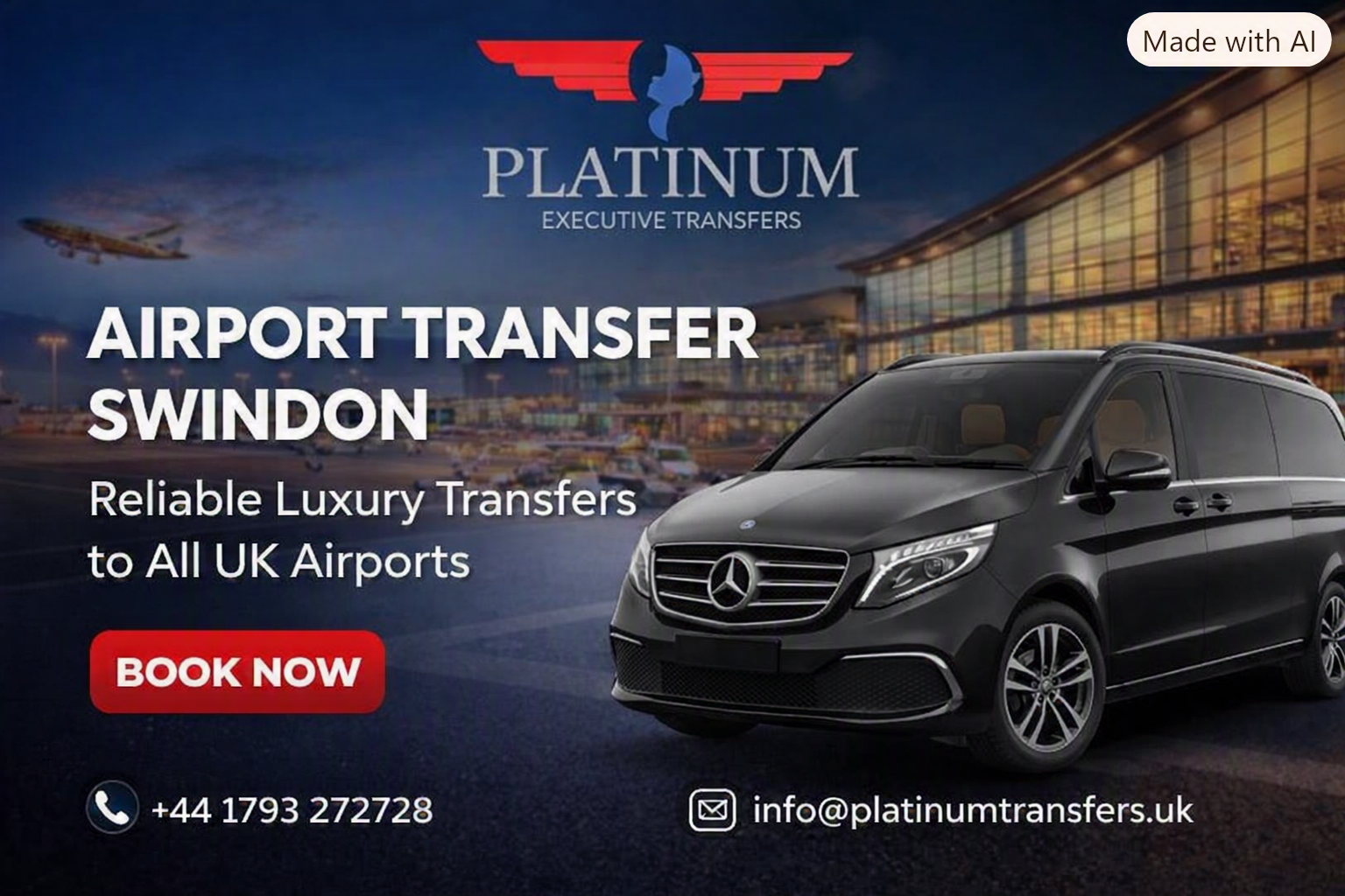  Reliable Airport Transfers in Swindon – 24/7 Private Travel