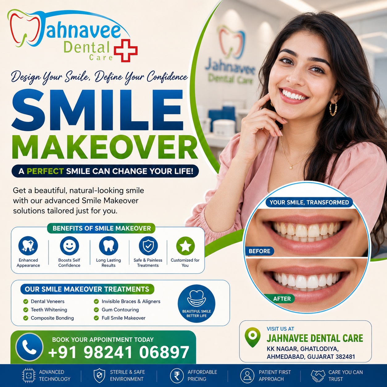  Smile Makeover Treatment – Dental Clinic in Ahmadabad