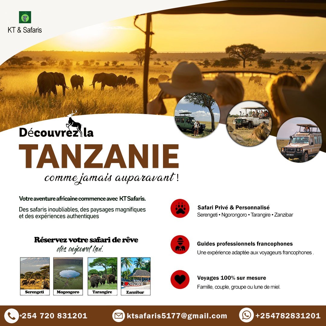  Safari en Tanzanie sur Mesure avec Guides Francophones | KT Safaris