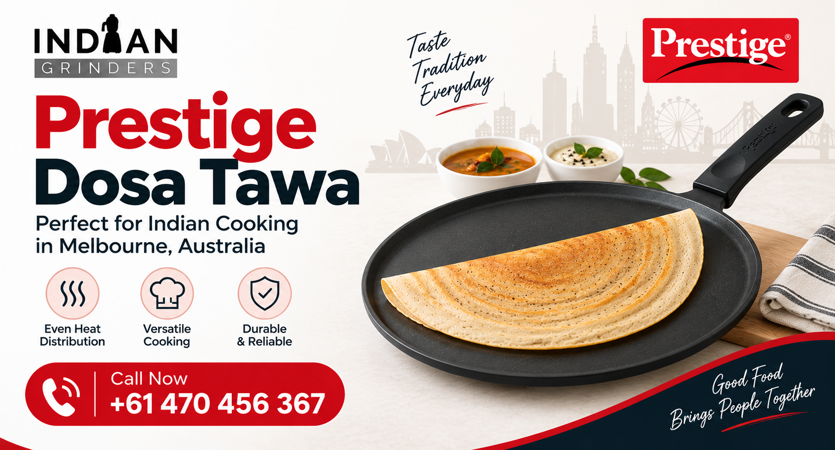  Buy Prestige Dosa Tawa in Melbourne for Easy Indian Cooking