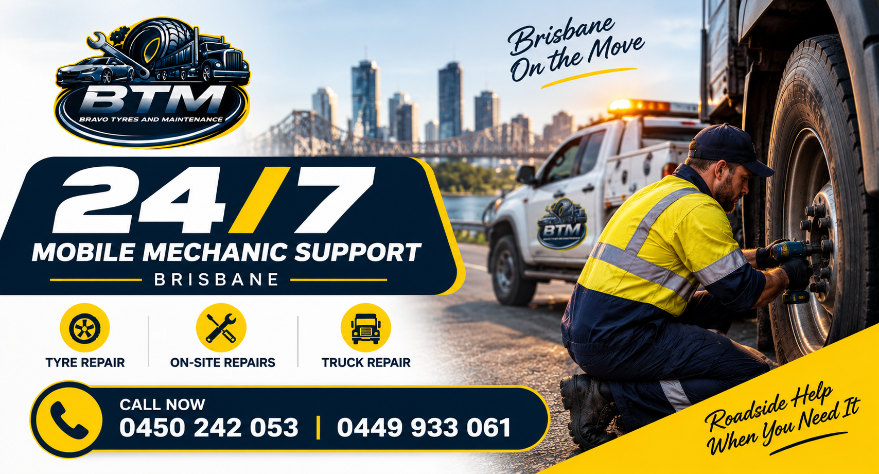  24 Hour Mobile Mechanic Support in Brisbane for Roadside Help