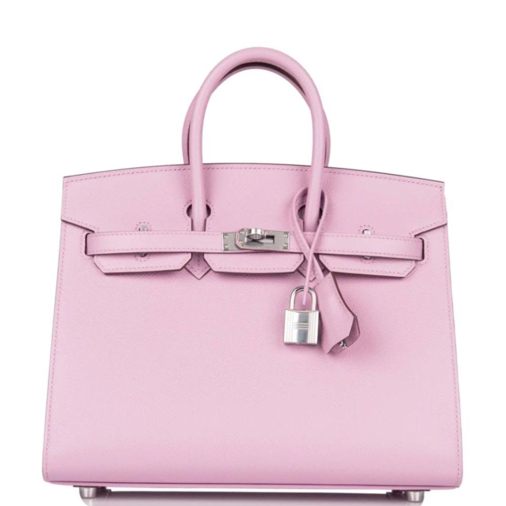  Mauve Sylvester Madame Epsom Leather Bag