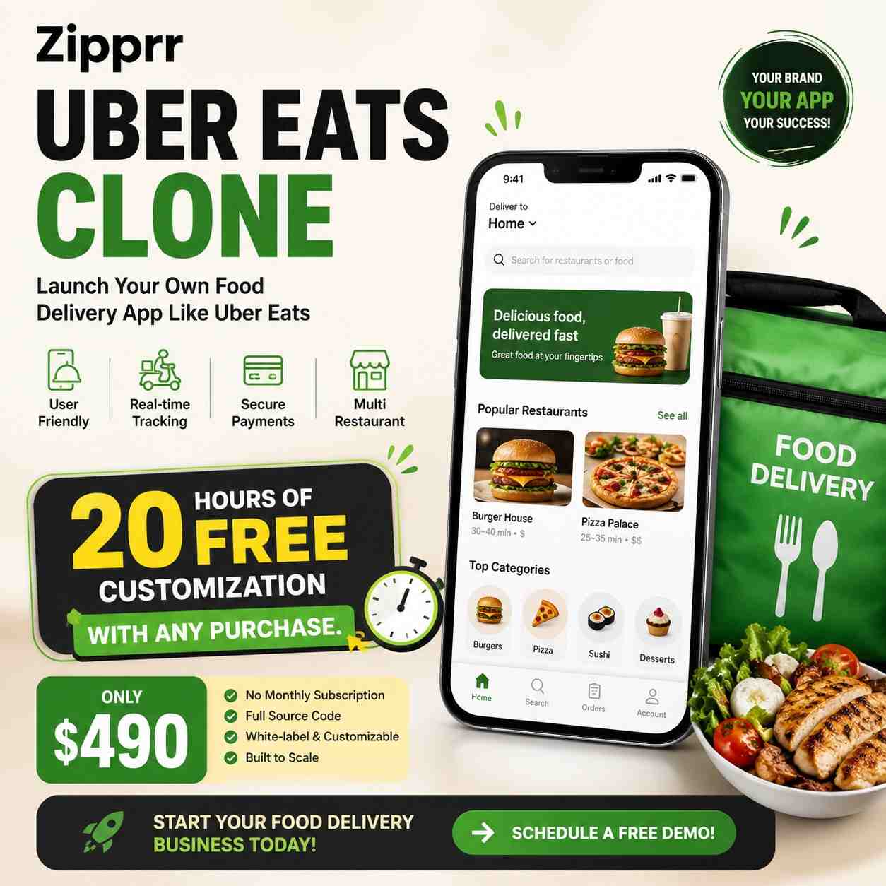  Is Zipprr's $490 Uber Eats Clone Risk Free With a Guarantee?