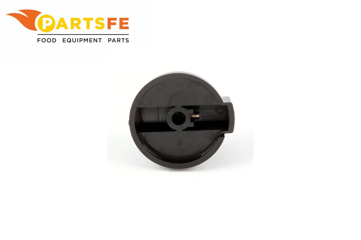  Star Mfg 2R-Z1854 Black Pointer Knob 1-7/8" DIA Mount 0.25" Round