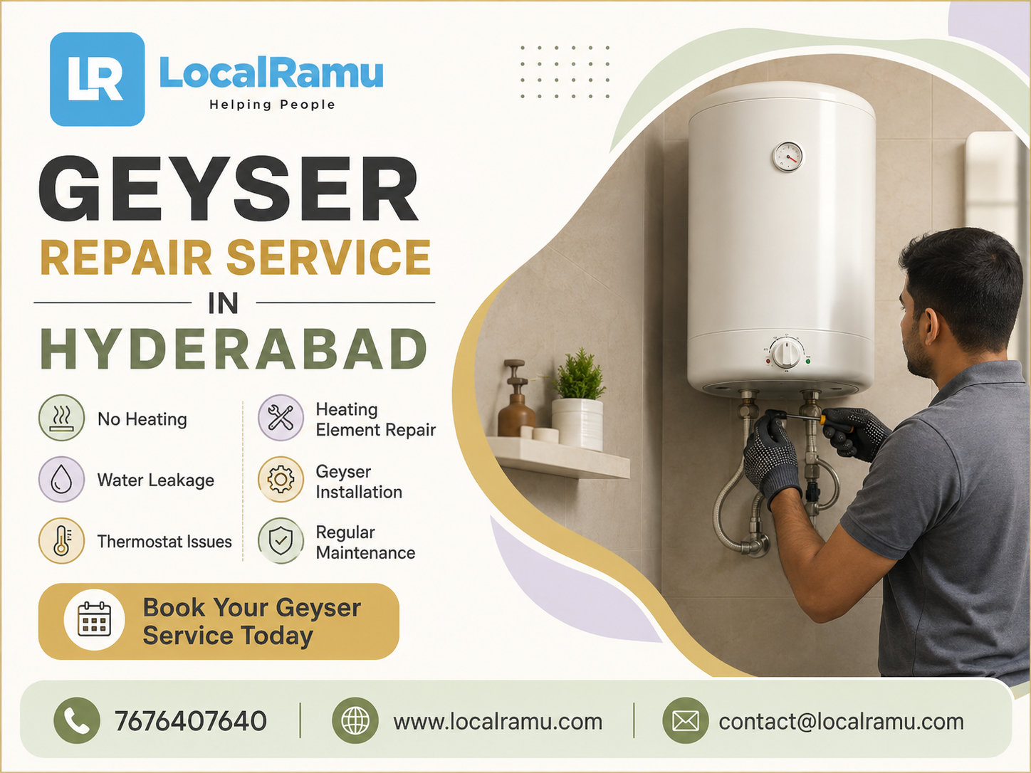  Trusted Geyser Repair and Installation Service in Hyderabad LocalRamu