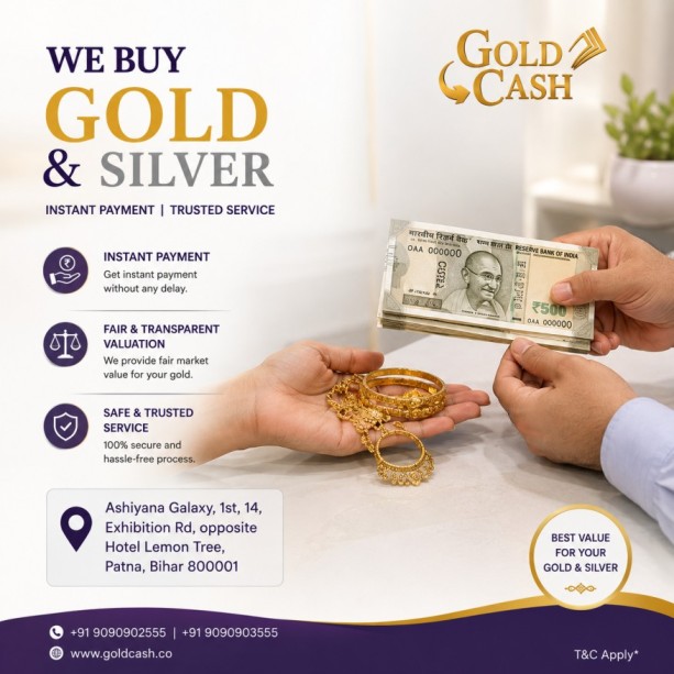  Sell Gold for Cash in Patna - Gold Cash Limited