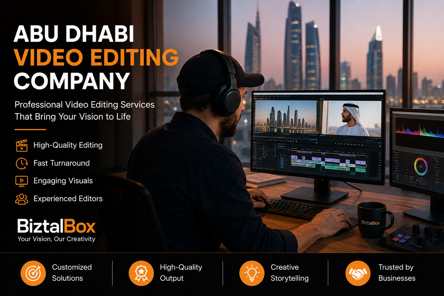  Video Editing Company in Abu Dhabi | Best Video Editing Agency
