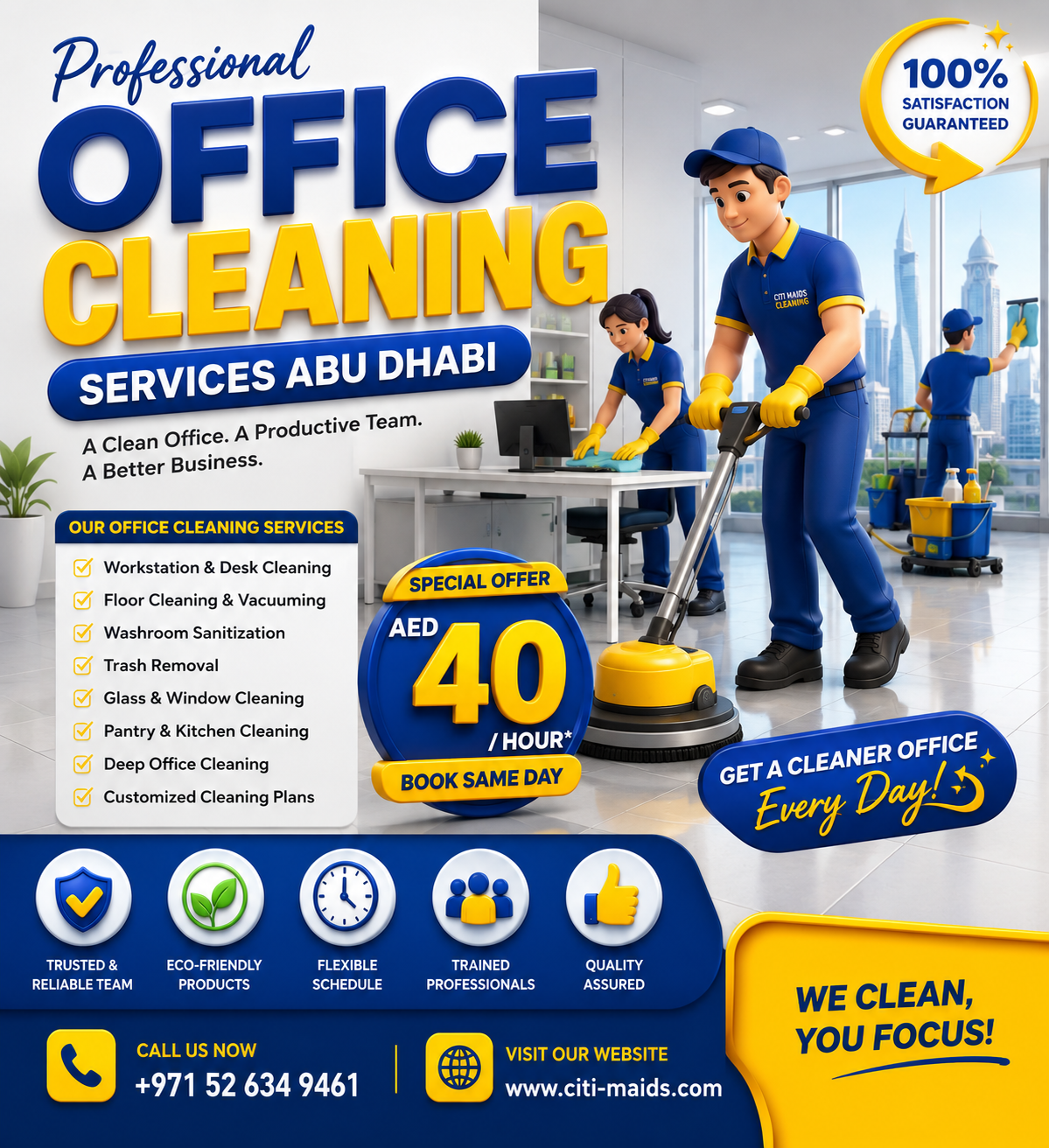  Office Cleaning Services Abu Dhabi