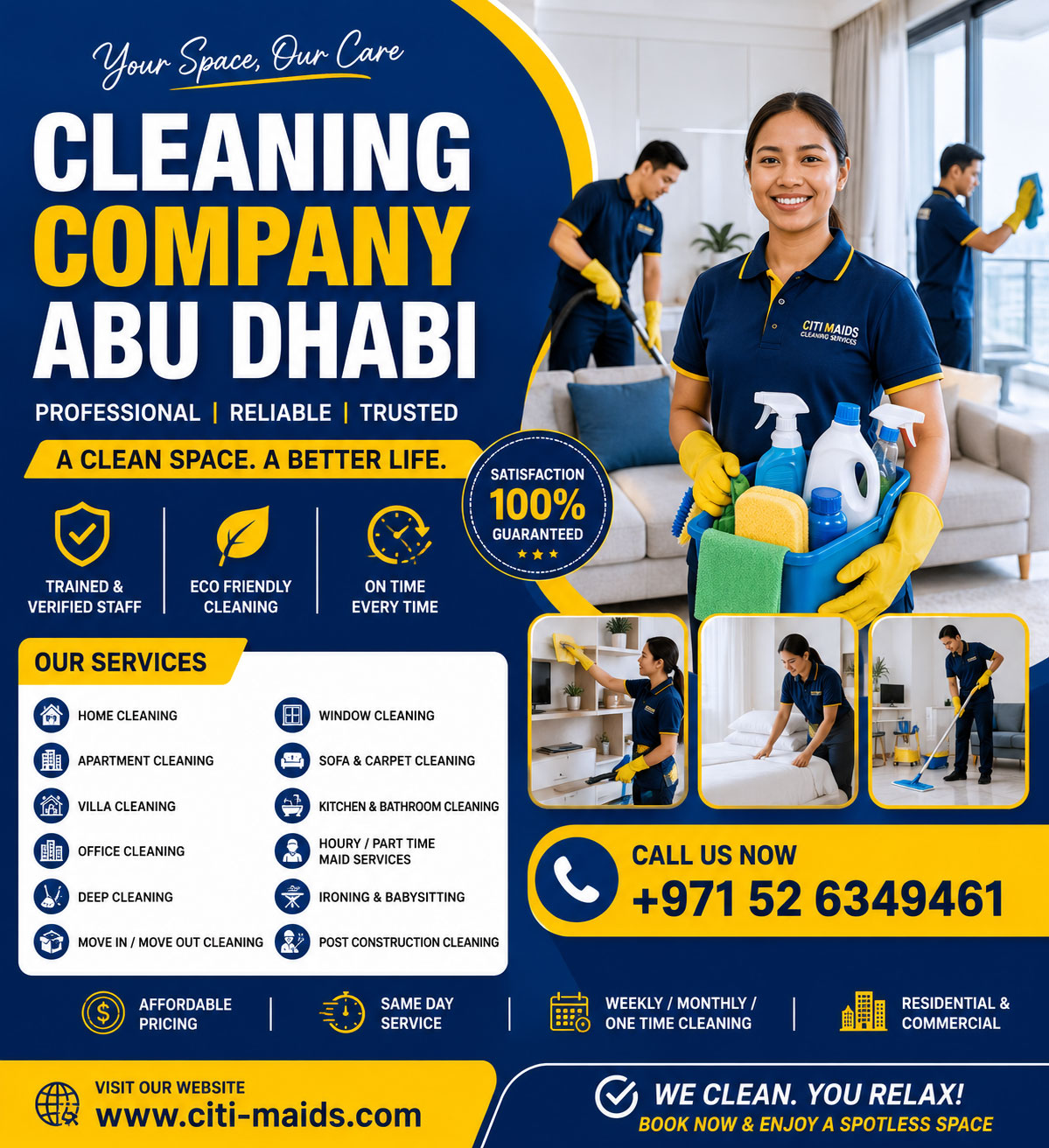  General Cleaning services In Abu Dhabi