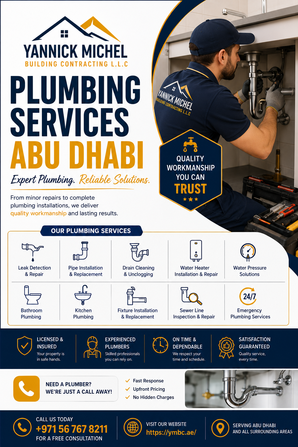  Plumbing Services Abu Dhabi