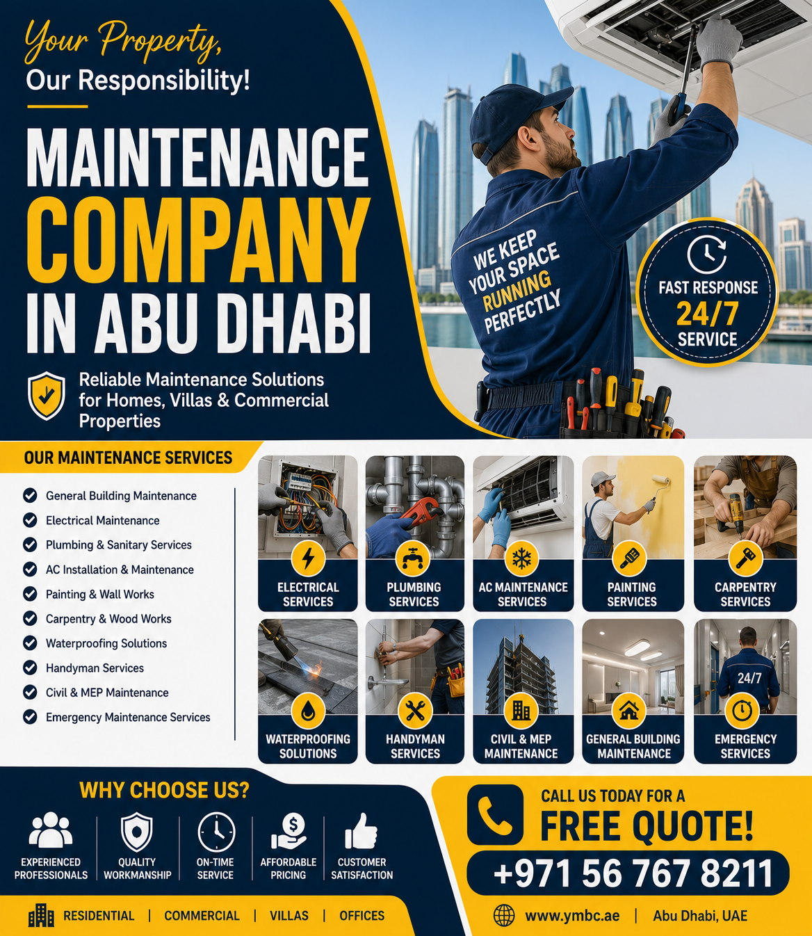  Maintenance, Fit Out & Renovation Services Abu Dhabi