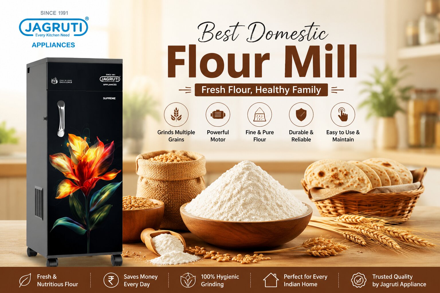  Domestic Atta Chakki Manufacturers – Fresh Flour at Home