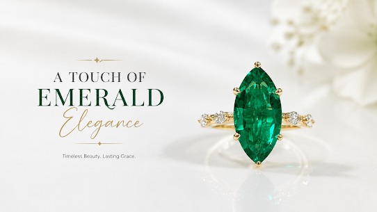  Magnificent Green Emerald Marquise Ring Classic Elegance