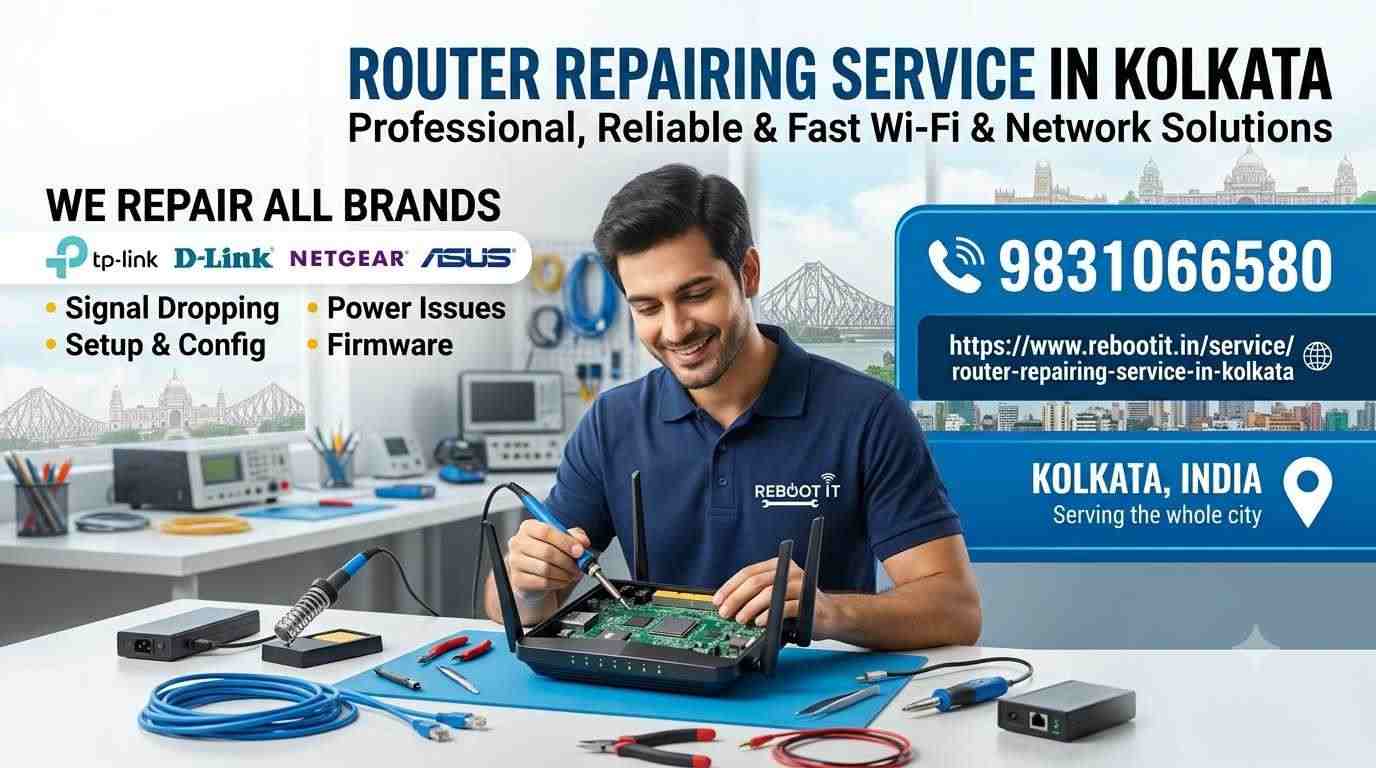 Expert Router Repairing Service in Kolkata: Fix Signal & Power Issues