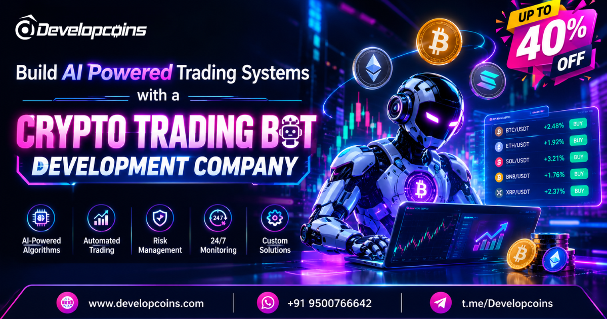  Build AI-Powered Trading Systems with a Crypto Trading Bot Development Company