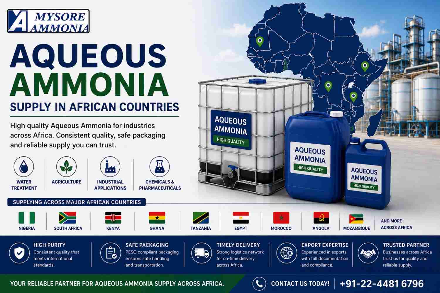  Liquor Ammonia Supplier for Africa – Contact Us