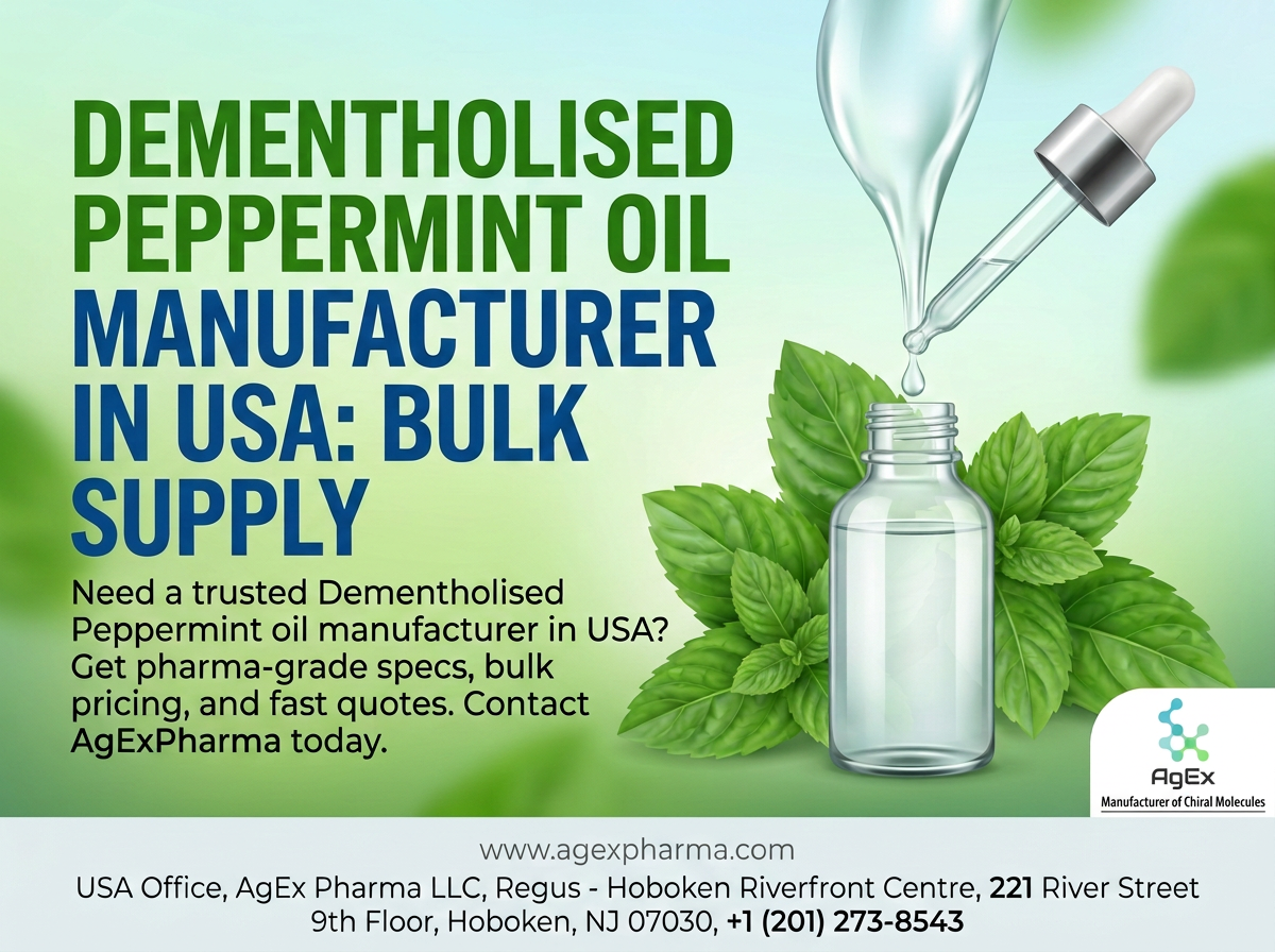  Dementholised Peppermint Oil Manufacturer in USA: Bulk Supply