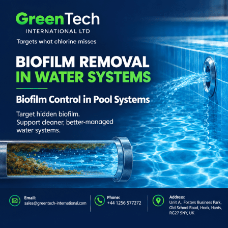  Biofilm Removal in Water Systems | Advanced Pool Biofilm Control – Greentech International