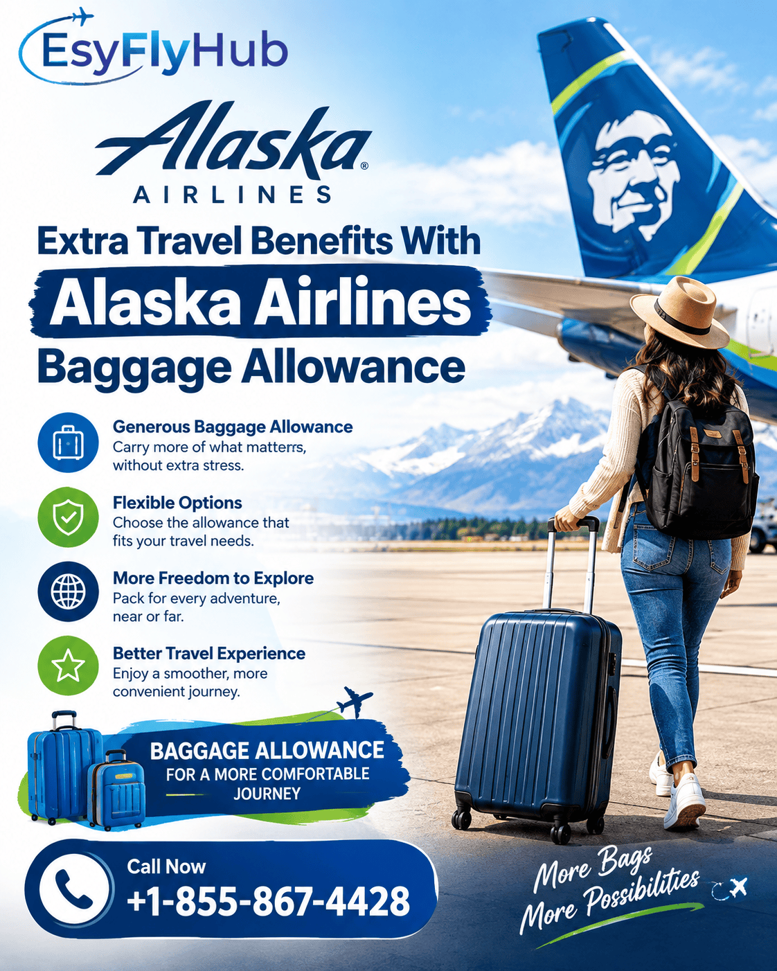  Extra Travel Benefits With Alaska Airlines Baggage Allowance