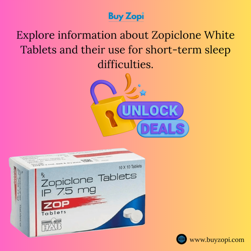  Zopiclone 7.5mg Tablets | Short-Term Sleep Support