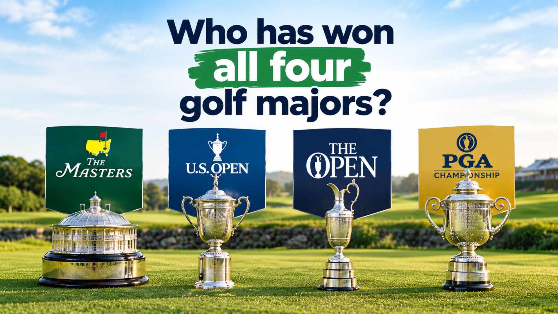  Who has won all four golf majors?