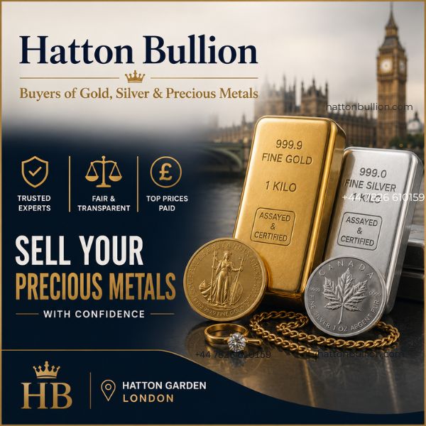  Trusted Precious Metal Buyers in London - Sell With Confidence