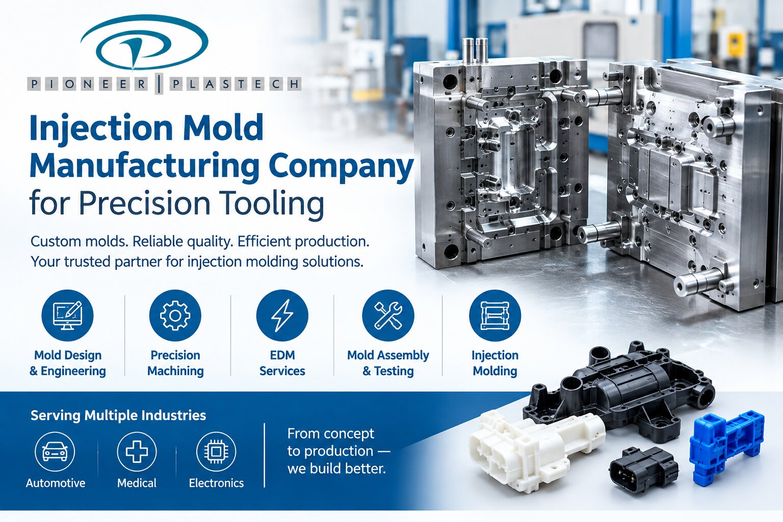  Reliable Injection Mold Manufacturing Company for Custom Tooling