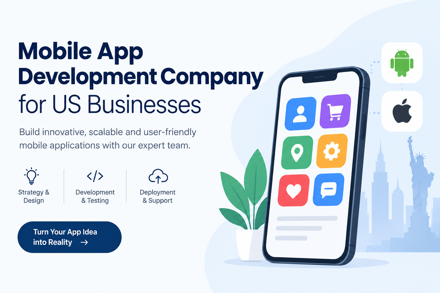  Mobile App Development Company for Scalable Business Solutions