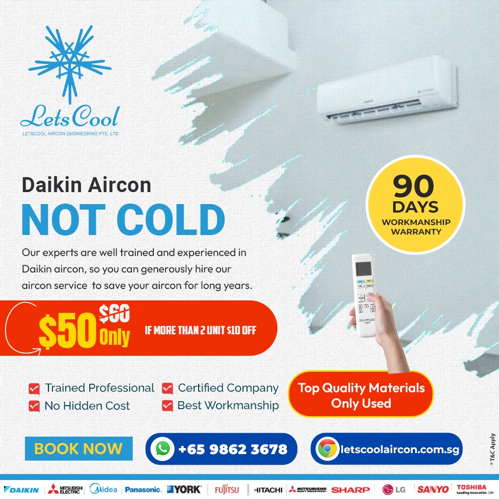 Daikin Aircon not cold