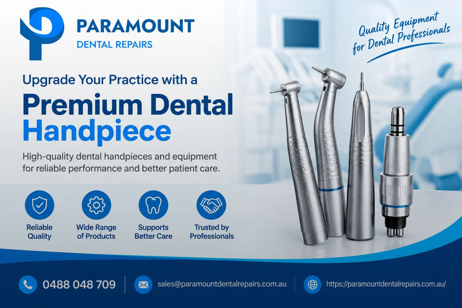 Premium Dental Handpiece in Australia – Quality Dental Handpieces