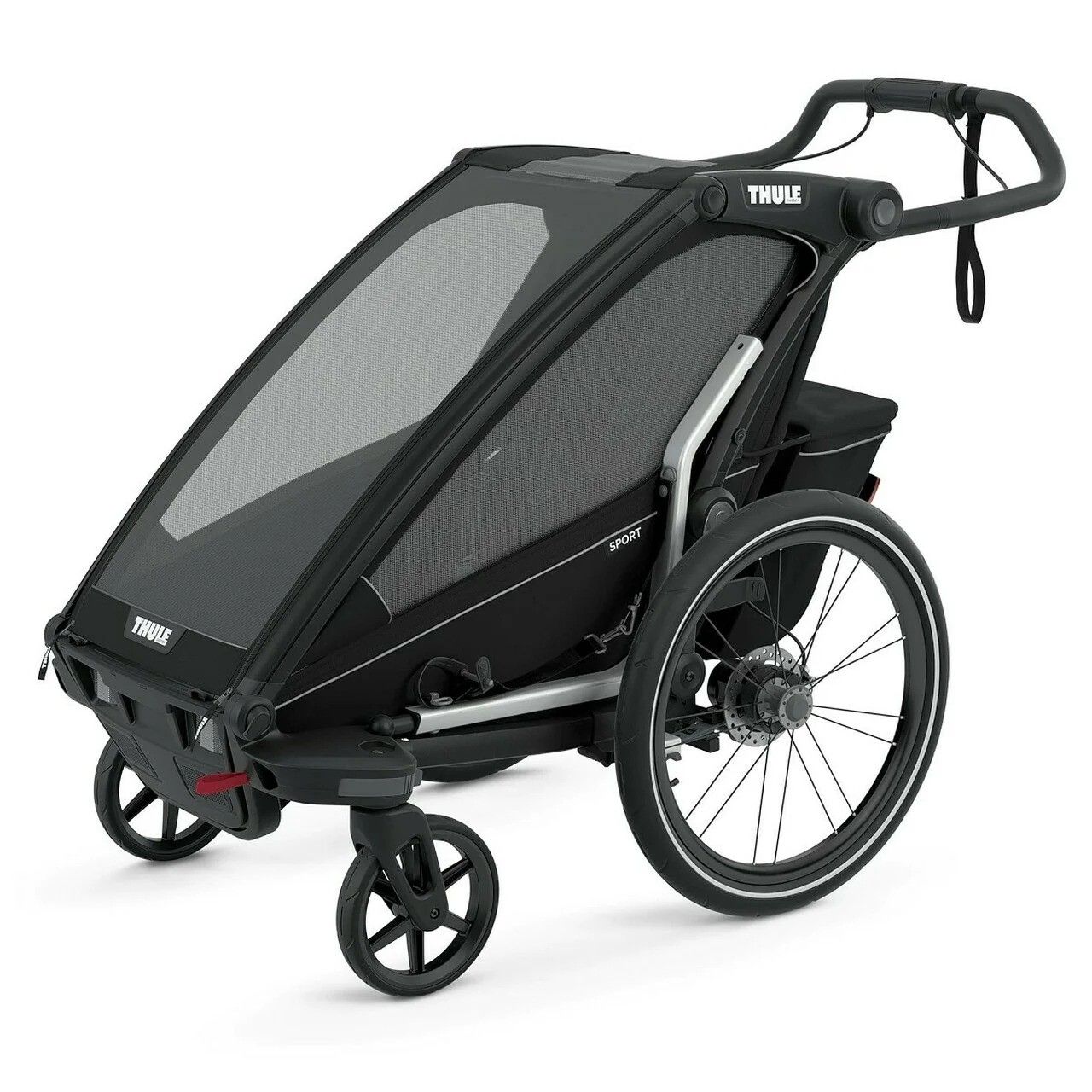  Thule Chariot Sport 2 Double Bike Trailer & Multisport Stroller